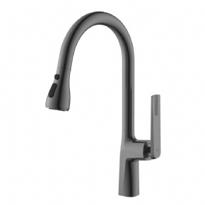 HIGHEND Top Quality Pull-out Brass Kitchen Faucet China Professional Kitchen Mixer line Supplier