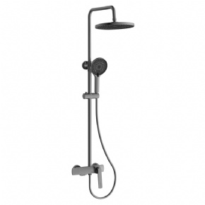 HIGHEND Multi-function Brass Wall-mounted Shower Set Professional Bathroom Rain Shower Faucet Supplier