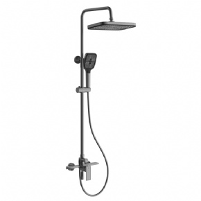 HIGHEND Multi-function Brass Wall-mounted Shower Set Professional Bathroom Rain Shower Faucet Supplier