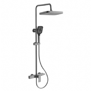 HIGHEND Multi-function Brass Wall-mounted Shower Set Professional Bathroom Rain Shower Faucet Supplier