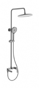 HIGHEND Multi-function Brass Wall-mounted Shower Set Professional Bathroom Rain Shower Faucet Supplier