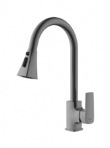 HIGHEND Top Quality Pull-out Brass Kitchen Faucet China Professional Kitchen Mixer line Supplier