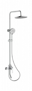 HIGHEND Multi-function Brass Wall-mounted Shower Set Professional Bathroom Rain Shower Faucet Supplier