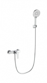 HIGHEND Wall-mounted Chrome Brass Shower Set for Bathroom Multi-function Shower Mixer China Exporter