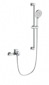 HIGHEND Wall-mounted Chrome Brass Shower Set for Bathroom Multi-function Shower Mixer China Exporter