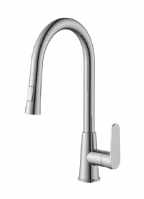 HIGHEND Top Quality Pull-out Brass Kitchen Faucet China Professional Kitchen Mixer line Supplier