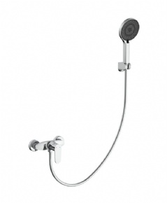 HIGHEND Wall-mounted Chrome Brass Shower Set for Bathroom Multi-function Shower Mixer China Exporter